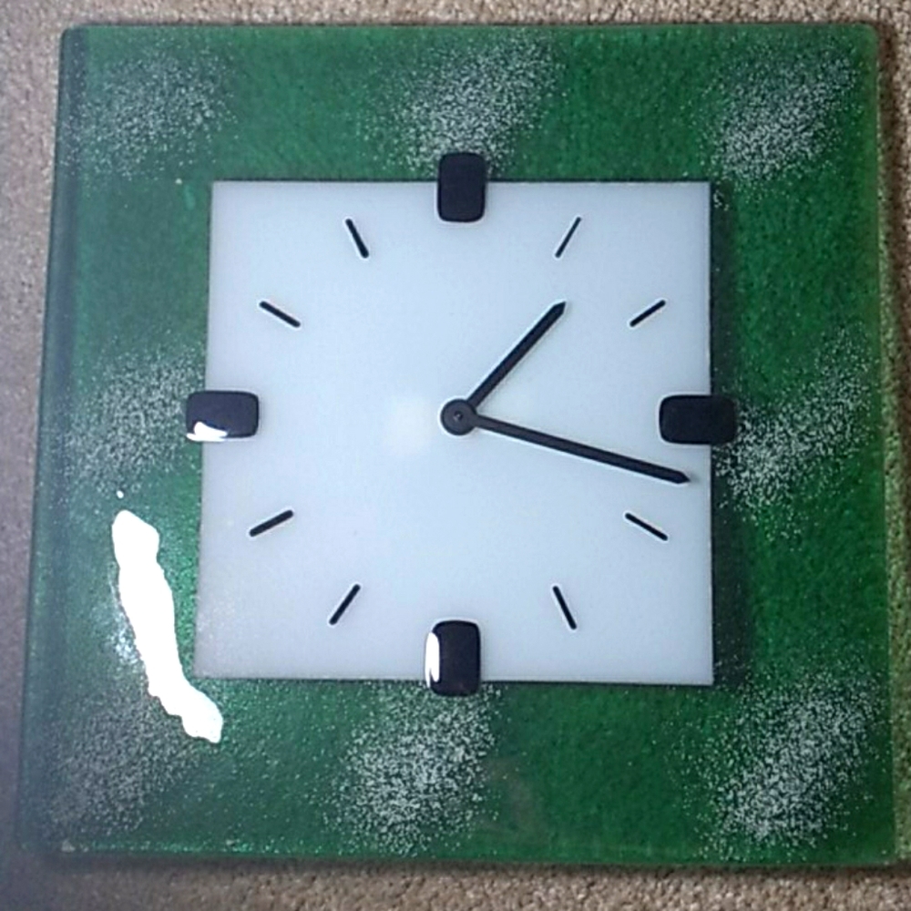 Glass clock